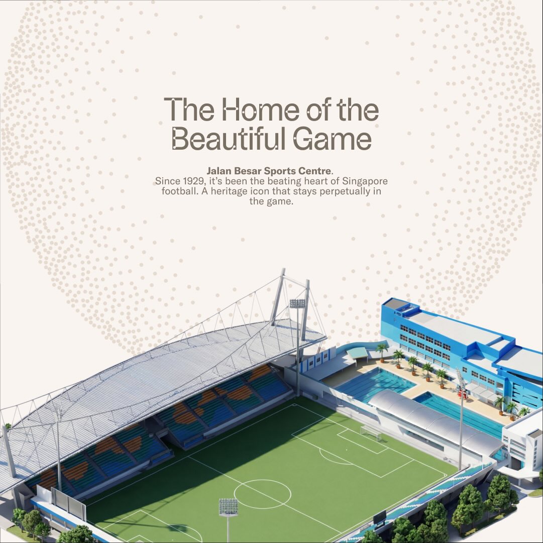 Jalan Besar Sports Centre Singapore painted in Gush
