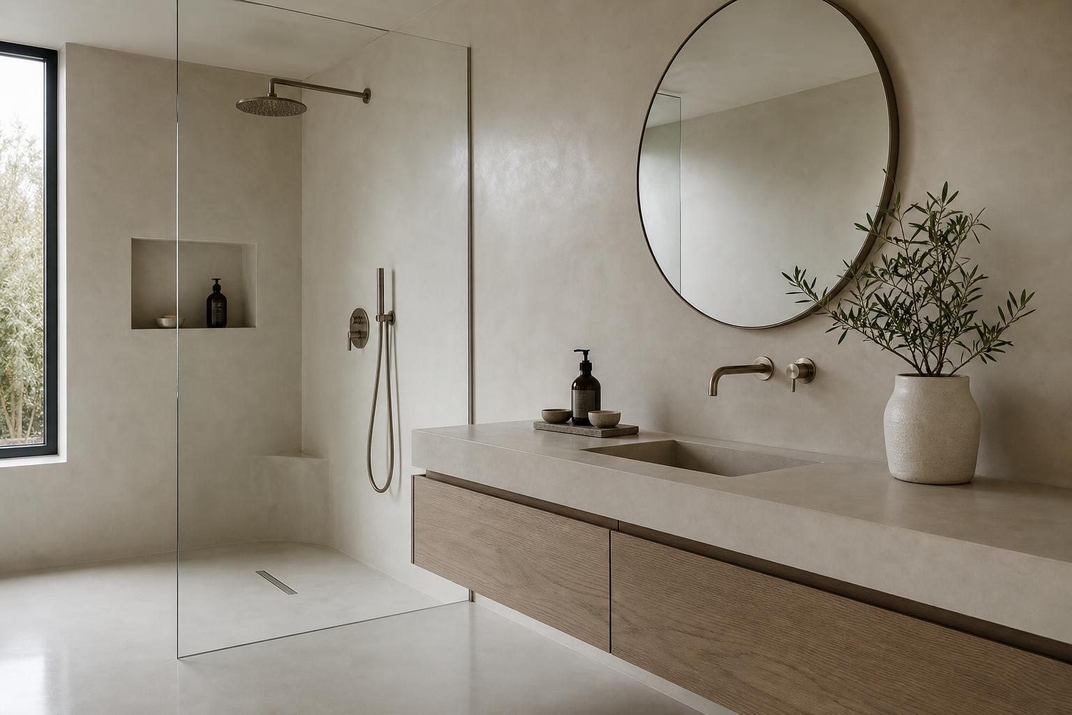 Microcement floor cost guide 2026 — authentic plaster vs SPC microcement-vinyl by Pico X Health