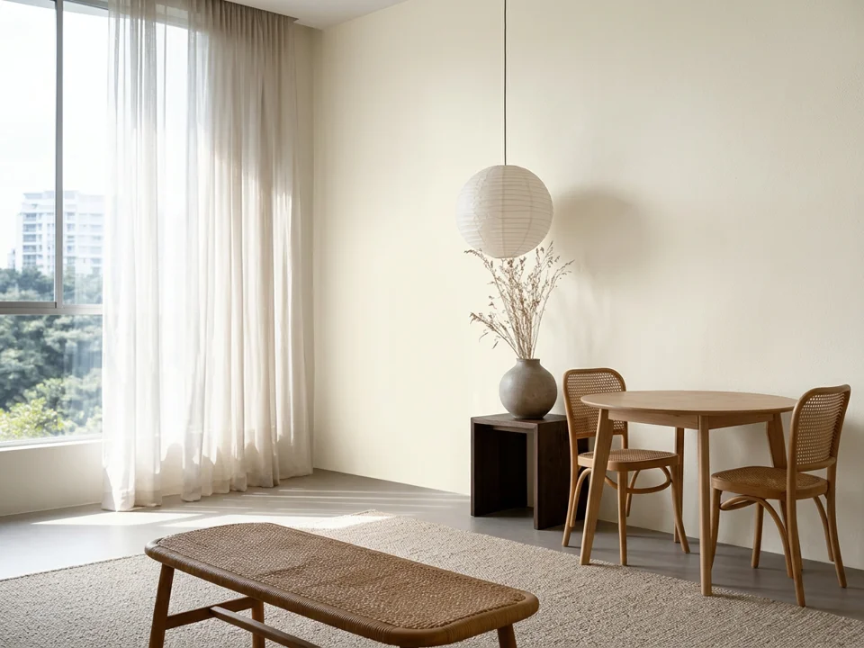 PXA-8611 Cream Silk Zinsser paint colour swatch