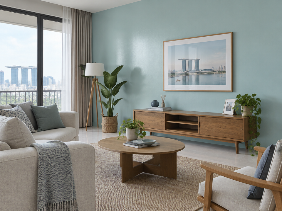 PXA-5629 Indigo Shore Zinsser paint colour swatch