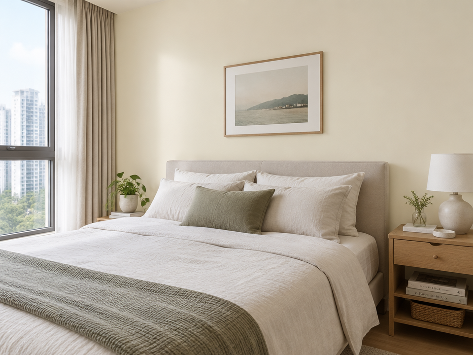 PXA-1002 Morning Linen Zinsser paint colour swatch