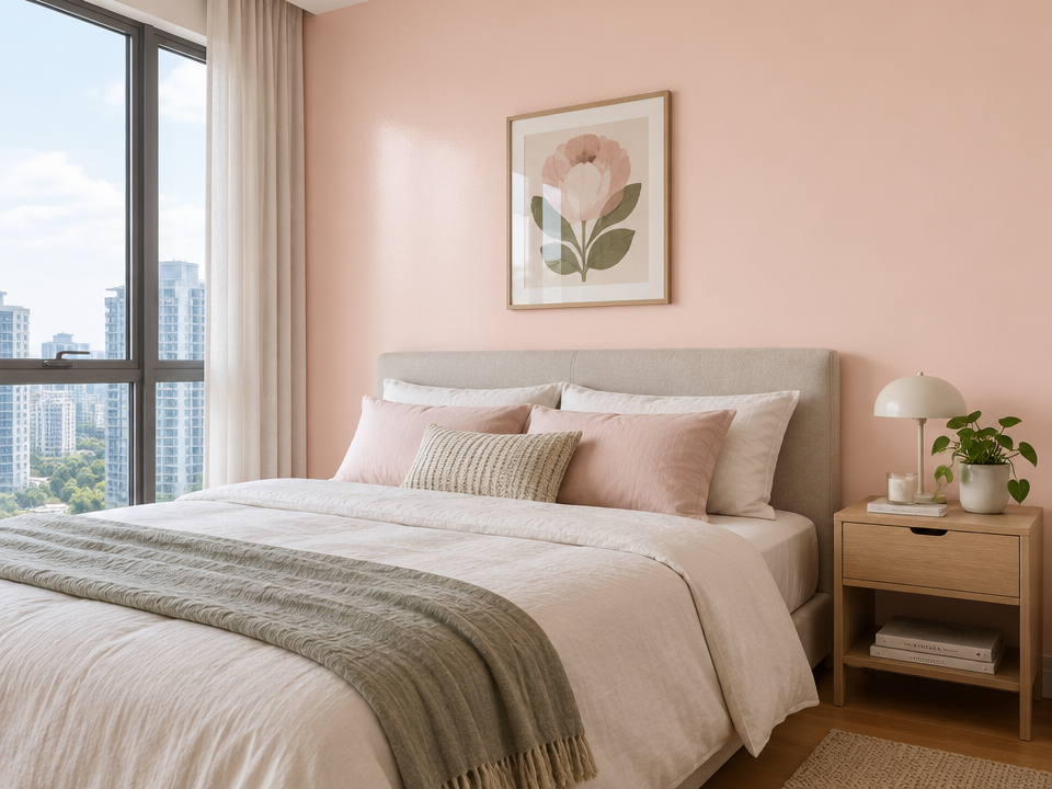 PXA-7612 Peach Bloom Zinsser paint colour swatch