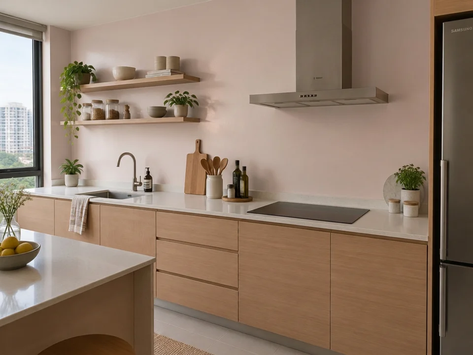 PXA-7624 Peach Field Zinsser paint colour swatch