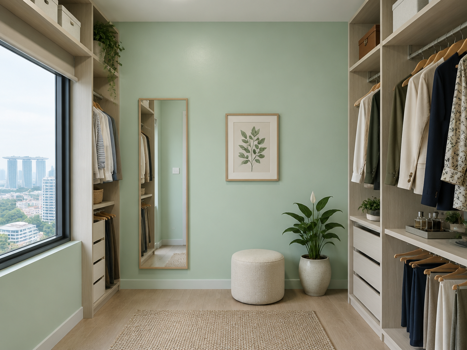 PXA-4613 Sage Weave Zinsser paint colour swatch