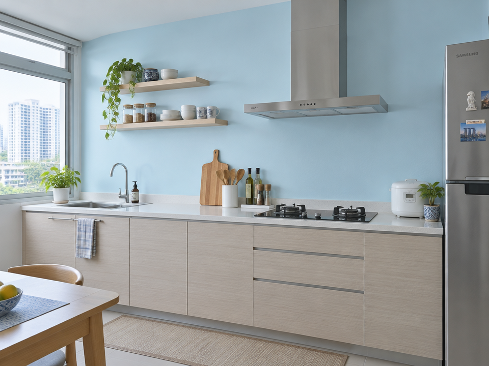 PXA-5614 Sky Canvas Zinsser paint colour swatch