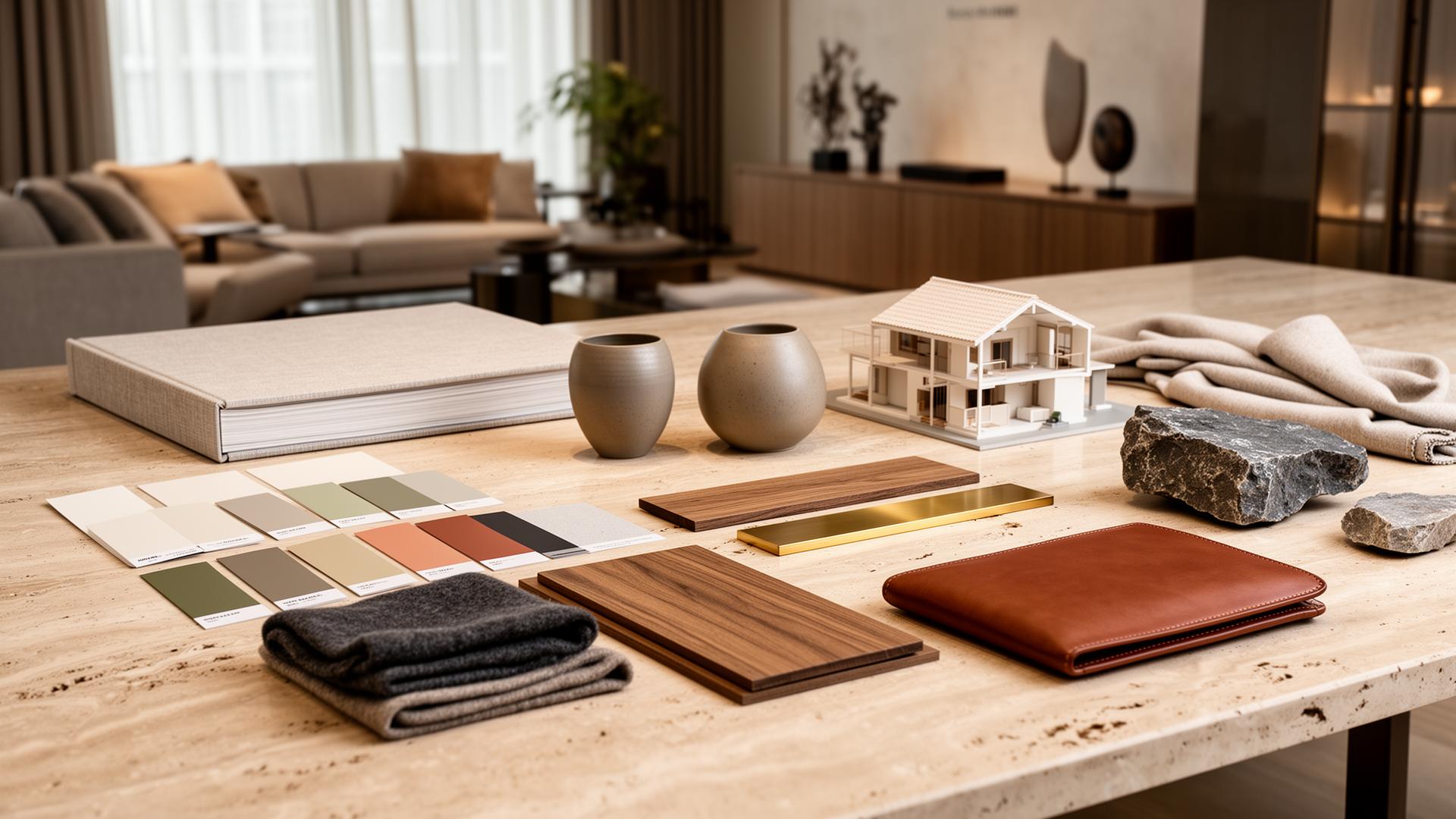 Pico X Health Atelier Colour Library material archive with curated PXA colours in a luxury Singapore interior context